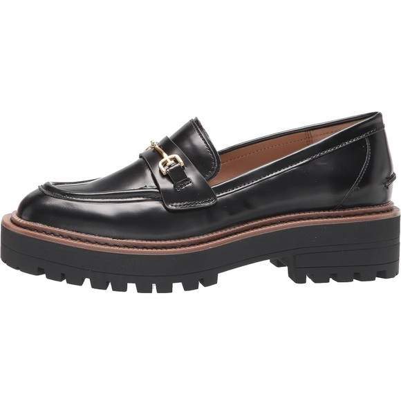 Sam Edelman Womens Laurs Lug Sole Loafer Black Size 6.5M - Picture 4 of 10
